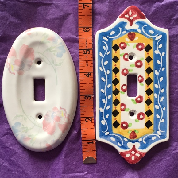 GANZ Other 2 Ceramic Switch Plate Covers Poshmark